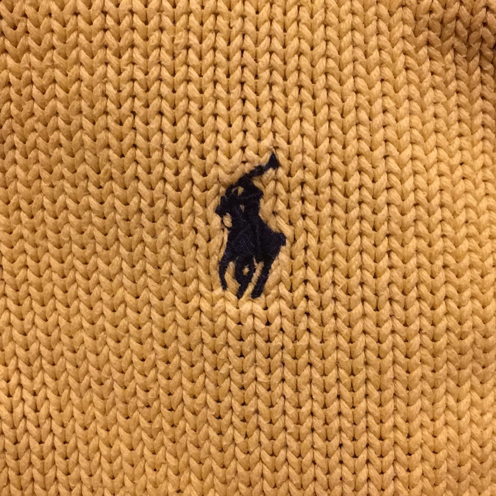 💛Polo Yellow Pullover Sweater - Picture 3 of 4